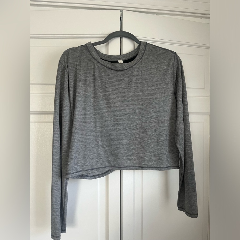 Lululemon long sleeve crop shirt
